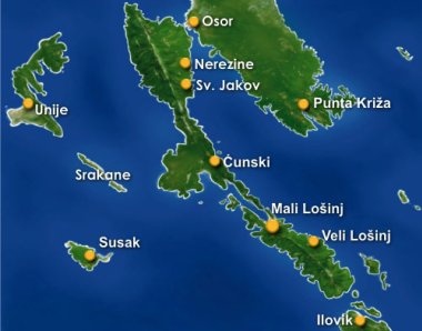 losinj-map