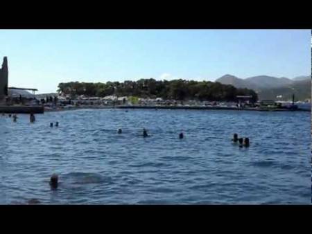 Хорватия, Дубровник, пляж Copacabana Beach Видео
