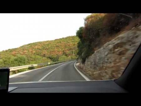 Дорога из г. Ровинь (Хорватия) в сторону Словении Видео