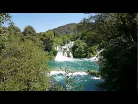 Водопады в Национальном Парке Крка, Хорватия Видео